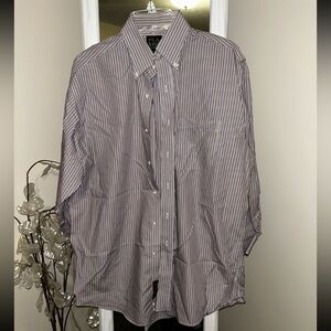 Jos. A. Bank Men's Striped Button Down Shirt